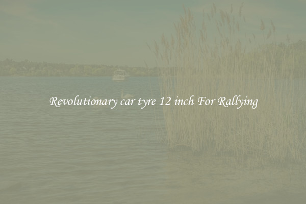 Revolutionary car tyre 12 inch For Rallying