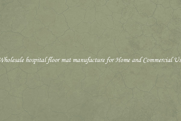 Wholesale hospital floor mat manufacture for Home and Commercial Use