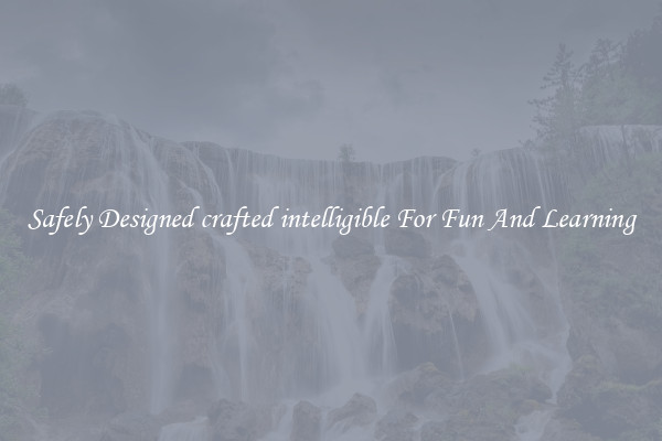 Safely Designed crafted intelligible For Fun And Learning