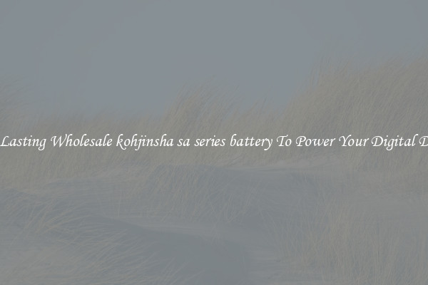 Long Lasting Wholesale kohjinsha sa series battery To Power Your Digital Devices