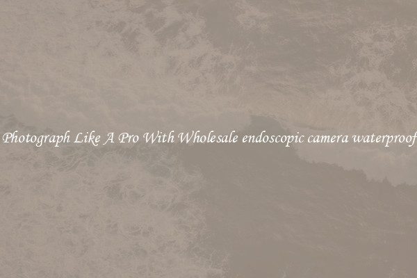 Photograph Like A Pro With Wholesale endoscopic camera waterproof