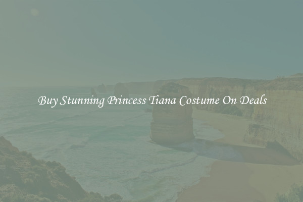 Buy Stunning Princess Tiana Costume On Deals