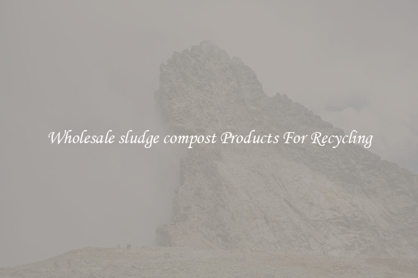 Wholesale sludge compost Products For Recycling